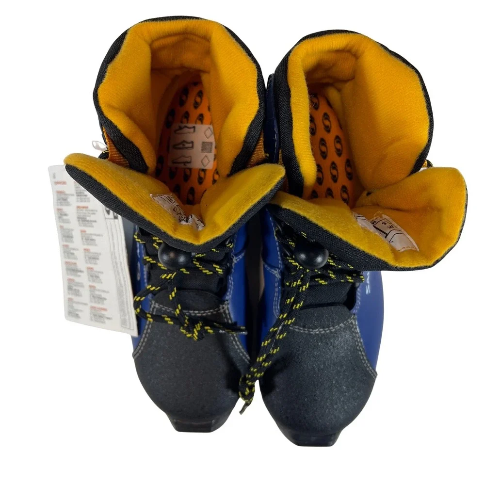Salomon Igloo SNS Cross Country Ski Boots Blue Size 3‎ EU 35 NNN Style New
